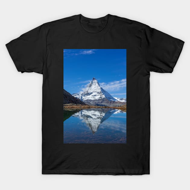 Matterhorn, Zermatt, Valais, Switzerland, Europe, autumn T-Shirt by Kruegerfoto